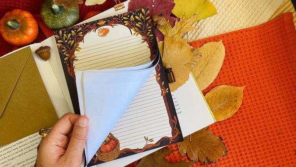 SplitMoon Studios Autumn Pumpkin A5 Notepad