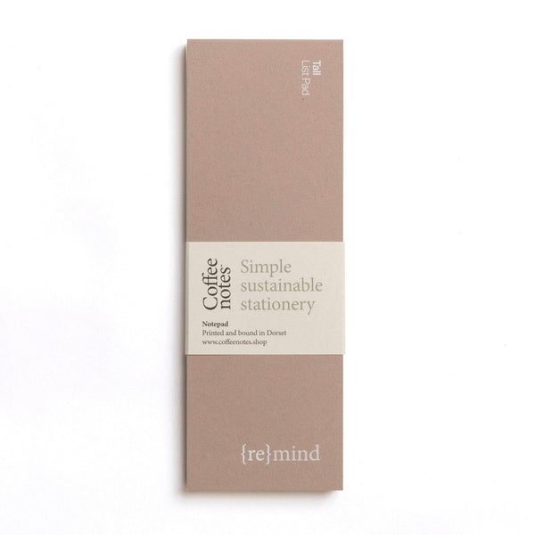 Coffeenotes Almond List Pad