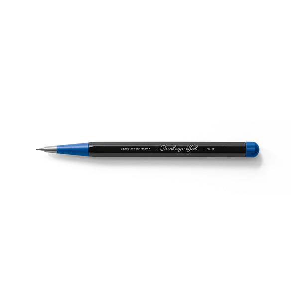 Leuchtturm1917 Drehgriffel No.2 Mechanical Pencil in Black with Royal Blue