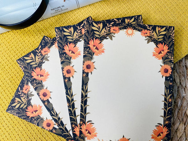 SplitMoon Studios Sun Flower A6 Notepad