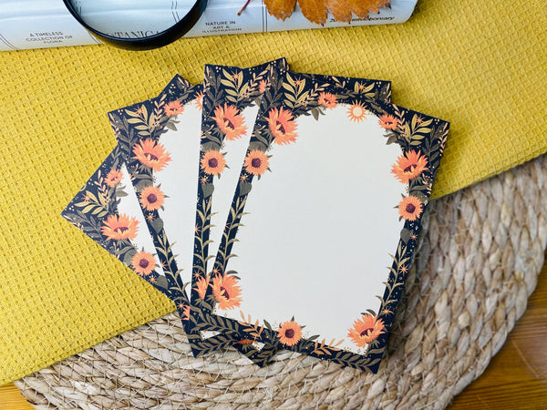 SplitMoon Studios Sun Flower A6 Notepad