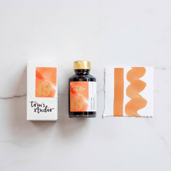 Tom's Studio Fountain Pen Ink in Marmalade