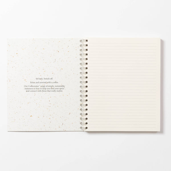 Coffeenotes Grounds Wirebound Notebook - Lined