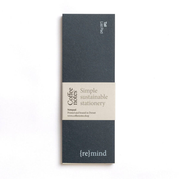 Coffeenotes Navy Wool List Pad