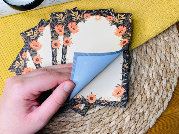 SplitMoon Studios Sun Flower A6 Notepad