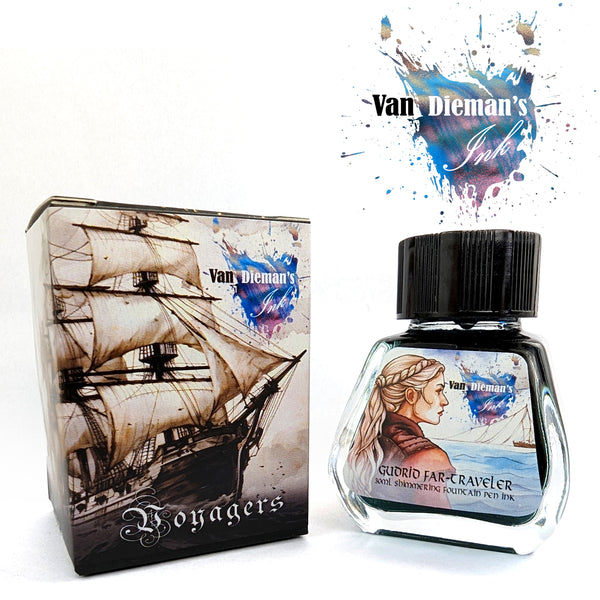 Van Dieman's Ink Gudrid Far-Traveler Shimmering Fountain Pen Ink