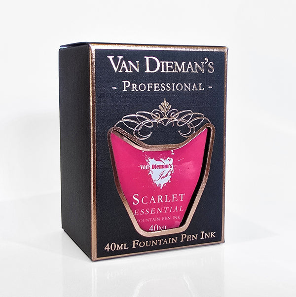 Van Dieman's Ink Scarlet Essential Fountain Pen Ink