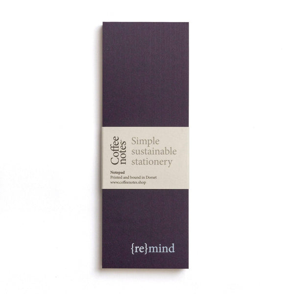 Coffeenotes Aubergine Tweed List Pad