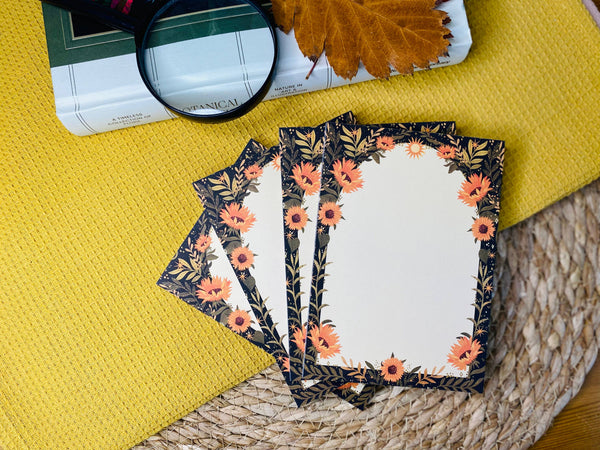 SplitMoon Studios Sun Flower A6 Notepad