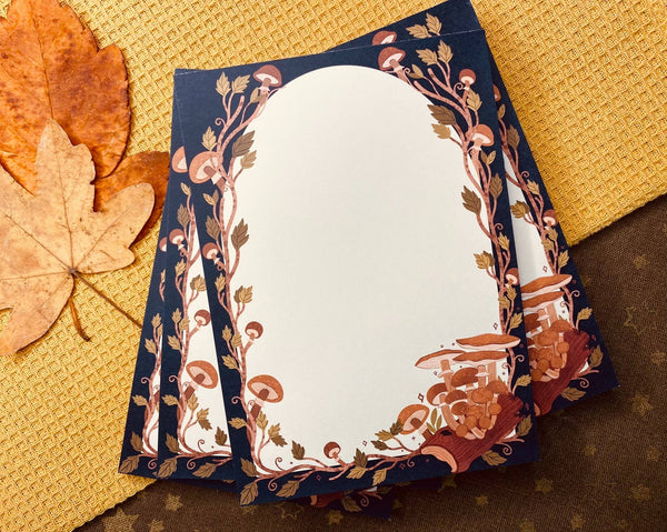 SplitMoon Studios Wild Mushroom A6 Notepad