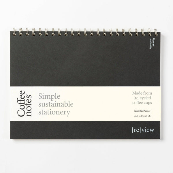 Coffeenotes Black Undated Weekly Planner