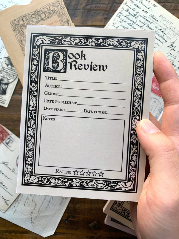 The Creeping Moon Book Review Notepad