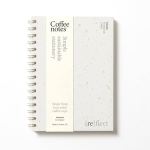 Coffeenotes Grounds Wirebound Notebook - Lined