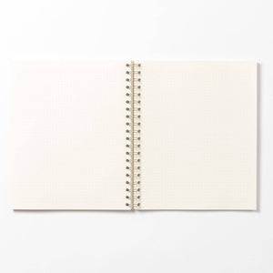 Coffeenotes A5 Wirebound Dotted Notebook in Marine Blue