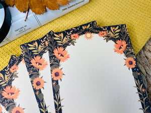 SplitMoon Studios Sunflower A6 Notepad