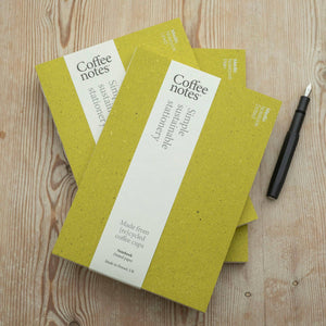 Coffeenotes A5 Layflat Notebook in Grass