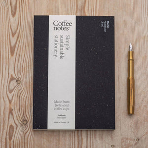 Coffeenotes A5 Layflat Notebook in Moor