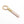 Scrivener's Tools Pen Carabiner in Gold with Tom's Studio Field Mouse pen in Blush attached via brass loop lid