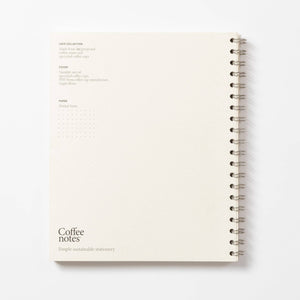 Coffeenotes Crème Wirebound Notebook - Dotted