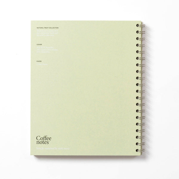 Coffeenotes Kiwi Wirebound Notebook - Dotted