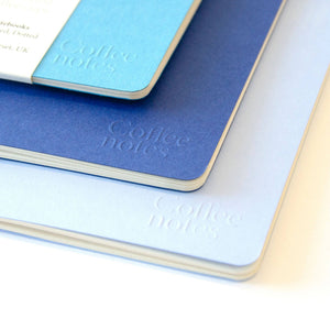 Coffeenotes A5 Notebooks in Splash - 3pk