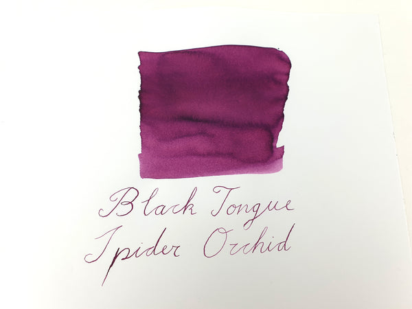 Van Dieman's Ink Black-Tongue Spider Orchid Fountain Pen Ink