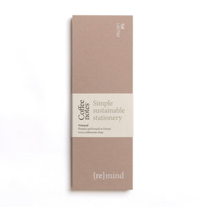 Coffeenotes Almond List Pad