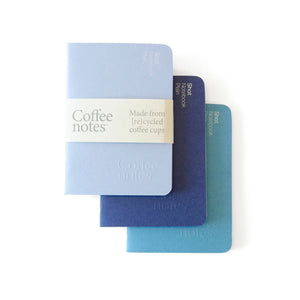 Coffeenotes A7 Shot Notebooks (3-Pack) - Splash