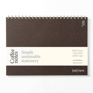 Coffeenotes A4 Undated Weekly Planner in Bock