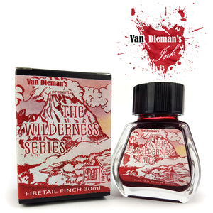 Van Dieman's Ink Firetail Finch Fountain Pen Ink