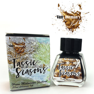Van Dieman's Ink Huon Midwinter Festival Shimmering Fountain Pen Ink
