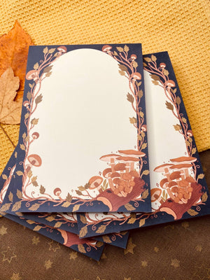 SplitMoon Studios Wild Mushroom A6 Notepad