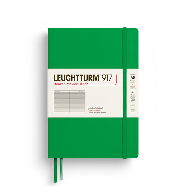 Leuchtturm1917 A5 Hardcover Notebook in Spring Leaf - 251 Pages