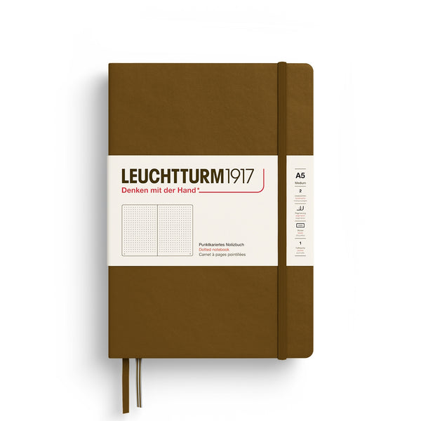 Leuchtturm1917 A5 Hardcover Notebook in Spice Brown - 251 Pages