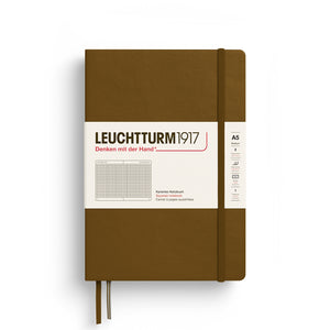 Leuchtturm1917 A5 Hardcover Notebook in Spice Brown