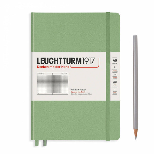 Leuchtturm1917 A5 Hardcover Notebook in Sage - 251 Pages