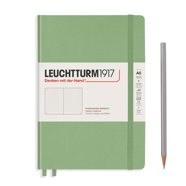 Leuchtturm1917 A5 Hardcover Notebook in Sage - 251 Pages