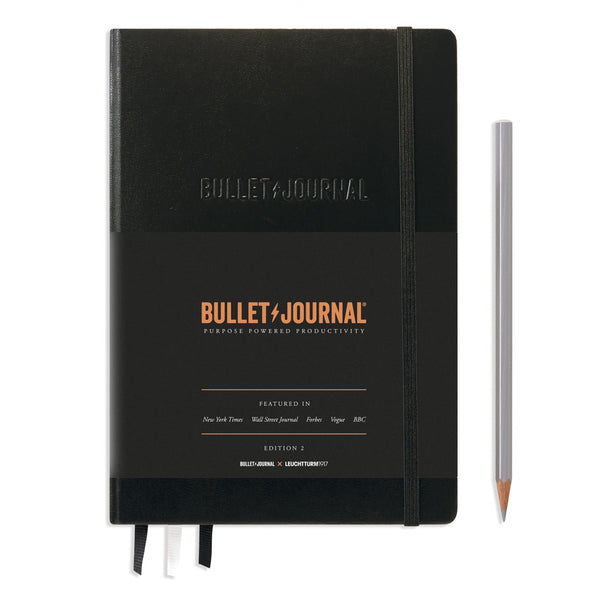 Leuchtturm1917 A5 Bullet Journal Edition 2 in Black - 206 Pages