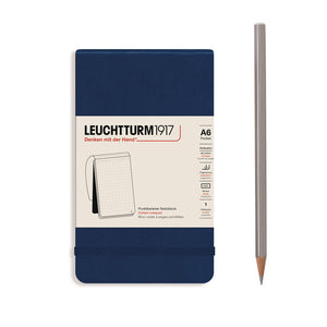 Leuchtturm1917 A6 Reporter Notebook in Navy