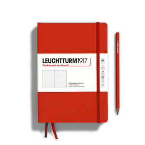 Leuchtturm1917 A5 Hardcover Notebook in Fox Red