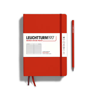 Leuchtturm1917 A5 Hardcover Notebook in Fox Red