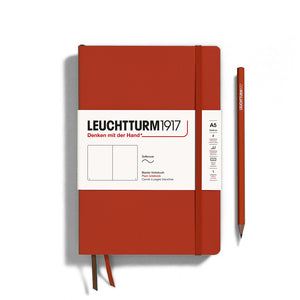 Leuchtturm1917 A5 Softcover Notebook in Fox Red