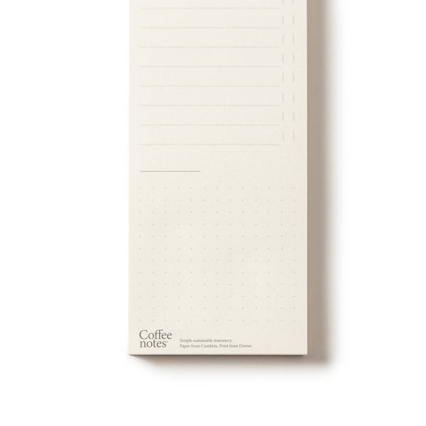 Coffeenotes Cobalt Blue List Pad