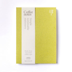 Coffeenotes A5 Layflat Notebook in Grass