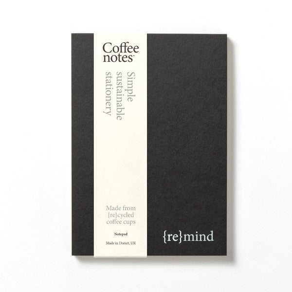 Coffeenotes Black Organiser Pad