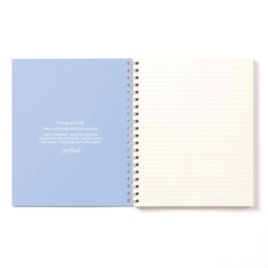 Coffeenotes A5 Wirebound Dotted Notebook in Marine Blue