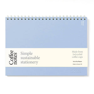 Coffeenotes A4 Undated Weekly Planner in Marine Blue