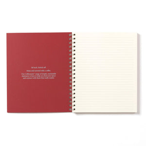 Coffeenotes Valentine Wirebound Notebook - Lined