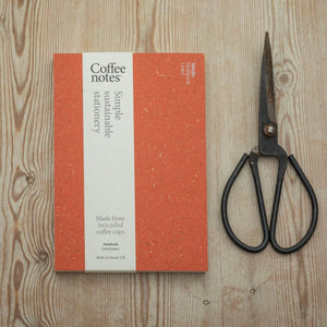 Coffeenotes A5 Layflat Notebook in Apricot