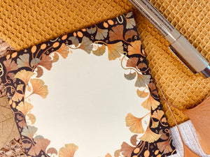 SplitMoon Studios Golden Leaf Ginkgo Memo Pad